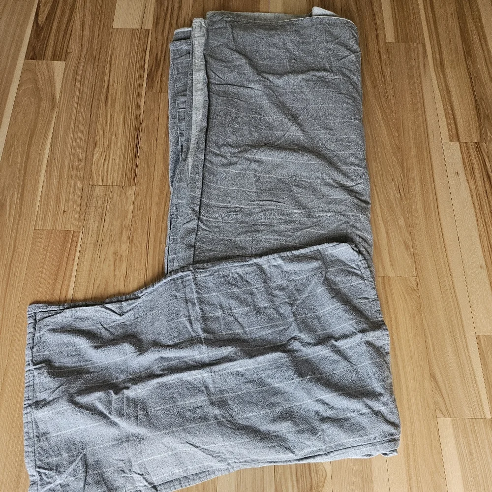 Threshold Flannel Gray Duvet